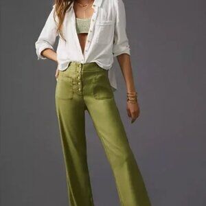 Maeve linen flare pants